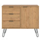 small sideboard with 1 door, 3 drawers