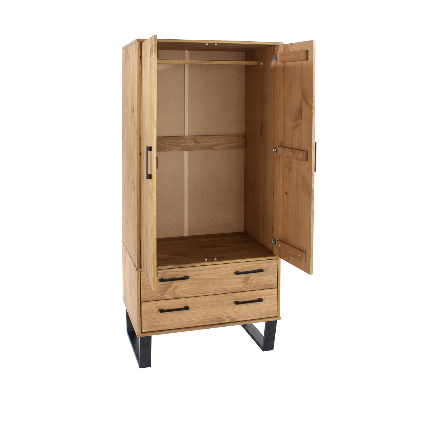 2 door, 2 drawer wardrobe