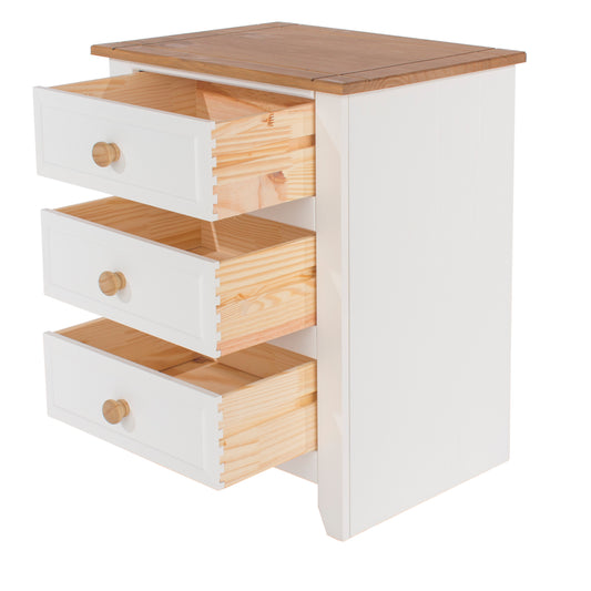 3 drawer bedside cabinet