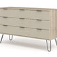3+3 drawer wide chest of drawers