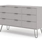 3+3 drawer wide chest of drawers