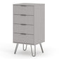 4 drawer narrow chest of drawers
