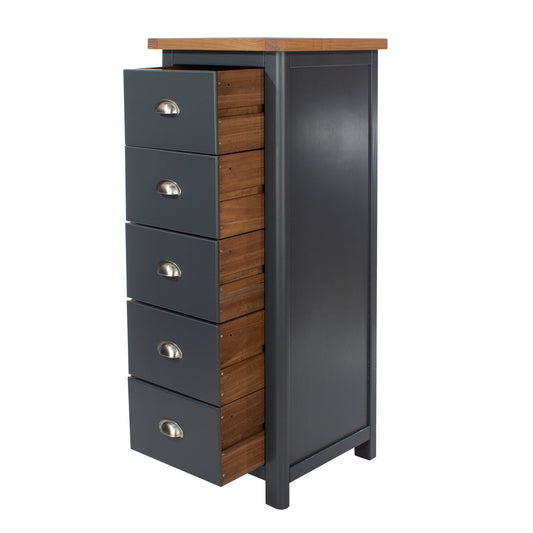 5 drawer narrow chest