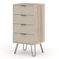 4 drawer narrow chest of drawers
