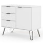 small sideboard with 1 door, 3 drawers