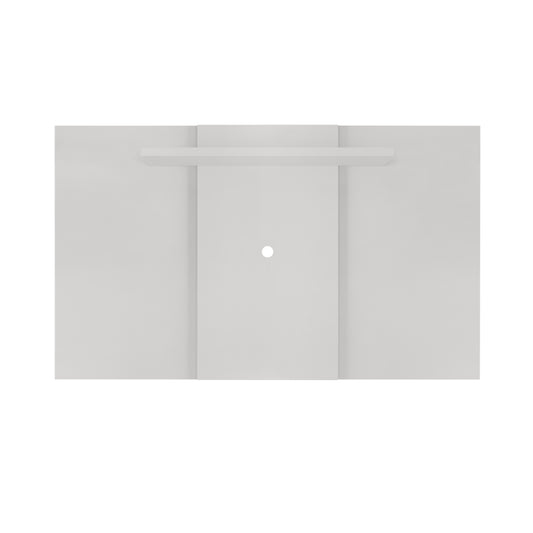 extendable fixed TV wall panel, gloss white