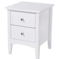 2 drawer bedside cabinet