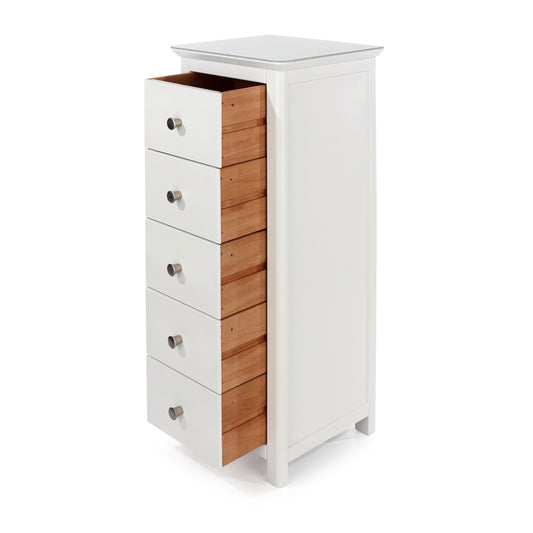 5 drawer narrow chest