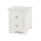 2 drawer bedside cabinet