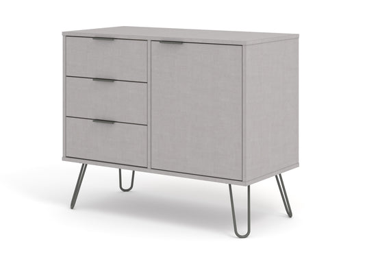 small sideboard with 1 doors, 3 drawers