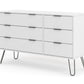 3+3 drawer wide chest of drawers