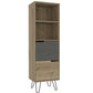 tall bookcase, with 2 doors