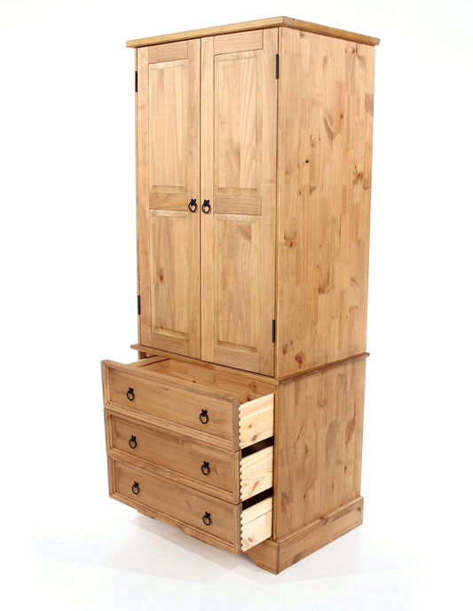 2 door, 3 drawer wardrobe