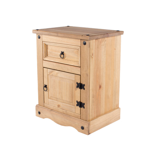 1 door, 1 drawer bedside cabinet