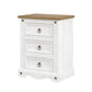 3 drawer bedside cabinet