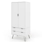 2 door, 2 drawer wardrobe