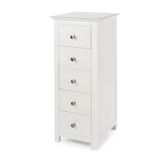 5 drawer narrow chest