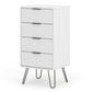 4 drawer narrow chest of drawers