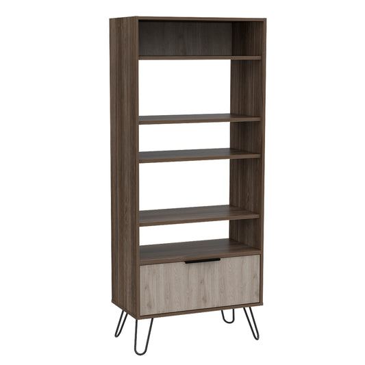 display bookcase with door