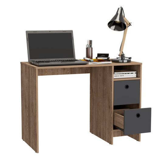 desk with two drawers